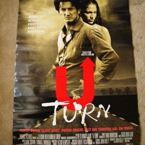 Original Vintage “ U Turn” movie poster.